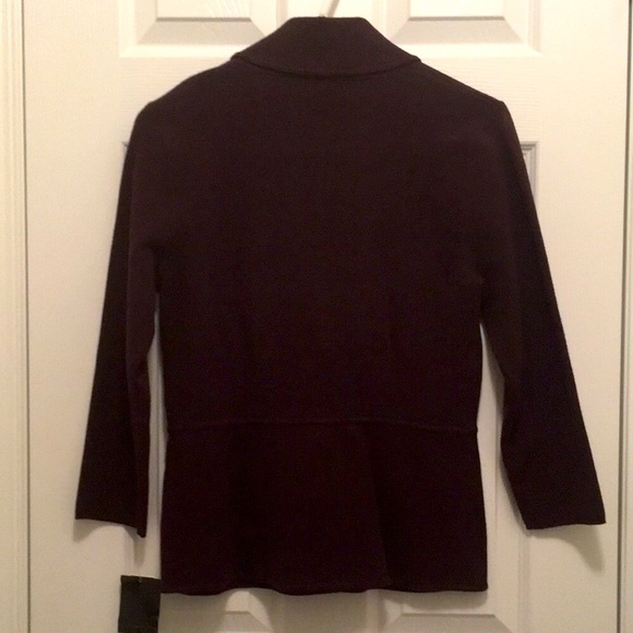 Maroon Sweater Blazer/jacket NWT - Picture 2 of 3